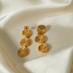 Waterproof Earrings Supplier - Vintage Wholesale Personalised 18K Gold Plated