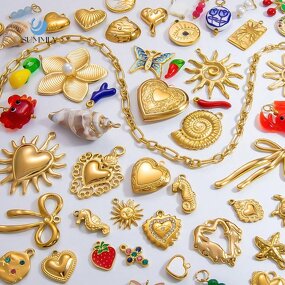 Gold Plated Pendant Supplier - Fashion Trend Handmade DIY Wholesale Fine