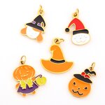 Halloween Charm Supplier - Pumpkin Ghost Spider Bat Stainless Steel DIY