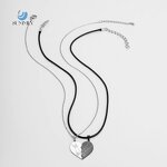 Couple Necklace Manufacturer - Vintage Heart Stainless Steel Fashion Jewelry