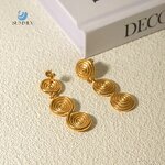 Waterproof Earrings Supplier - Vintage Wholesale Personalised 18K Gold Plated