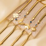 Love Blue Eyes Bracelet Factory - Wholesale Titanium Steel Snake Bone Chain