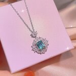 Emerald Jewelry Set Manufacturer - Vintage Unisex Simulated Pendant Ring Set