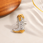 Boots Star Chain Necklace Factory - Personalized Gold Silver Splicing Color