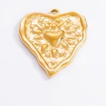 Love Heart Pendant Manufacturer - Handmade 18K Gold Plated Non-Fading DIY