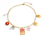 DIY Charm Necklace Manufacturer - Trend Wholesale 18K Gold Plated Chain