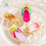 Fashion Charm Supplier - Wholesale Trend Slippers Ice Cream Bread Pendant