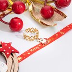 Christmas Charm Supplier - Christmas Style 18K Gold Plated Stainless Steel