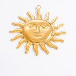Sun Heart Pendant Factory - 18K Gold Plated DIY Bracelet Necklace Non-Fading