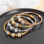 Diamond Bracelet Factory - New Fashion 18K Gold-Plated Full Diamonds Inlaid