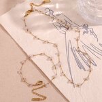 Crystal Choker Manufacturer - Wholesale Custom Pink Gold Plated Stainless Steel