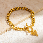 Charm Bracelet Manufacturer - Vintage Wholesale Trend Simple 18K Gold Plated