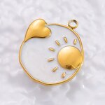 Heart Pendant Factory - Handmade 18K Gold Plated DIY Necklace Bracelet Charm