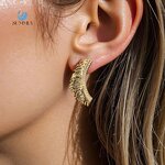 Geometric Earrings Supplier - Trend Wholesale Custom Design 18K Gold Plated