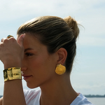 Shell Bar Earrings Manufacturer - Vintage Wholesale Classic Simple 18K Gold