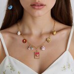 DIY Charm Necklace Manufacturer - Trend Wholesale 18K Gold Plated Chain