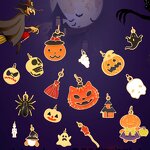 Halloween Charm Supplier - Pumpkin Ghost Spider Bat Stainless Steel DIY