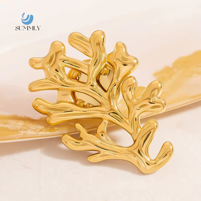 Ocean Coral Brooch Manufacturer - Wholesale Personalized Non-fading Waterproof