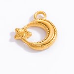 Sun Heart Pendant Factory - 18K Gold Plated DIY Bracelet Necklace Non-Fading