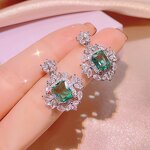 Emerald Jewelry Set Manufacturer - Vintage Unisex Simulated Pendant Ring Set