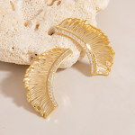 Geometric Earrings Supplier - Trend Wholesale Custom Design 18K Gold Plated