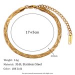 Water Wave Necklace Supplier - 18K Gold Plated Snake Chain Factory Direct