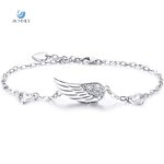Angel Wings Bracelet Manufacturer - Vintage Zirconia 925 Silver 18K Gold Plated