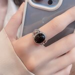 Flowers Leaves Ring Supplier - Vintage Retro 925 Sterling Silver Fine Jewelry