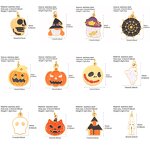 Halloween Charm Supplier - Pumpkin Ghost Spider Bat Stainless Steel DIY
