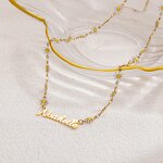 Name Necklace Factory - Personalized Custom English Letter Daisy Chain