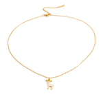 Christmas Necklace Manufacturer - Wholesale Cartoon Reindeer Bell Snowflake