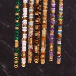 Natural Stone Necklace Factory - High Quality Gold Plated Colorful Beaded