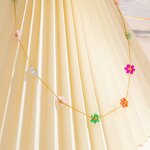 Daisy Flower Chain Supplier - Wholesale Colourful 18K Gold Plated Stainless Steel