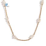 Pearl Necklace Supplier - Wholesale Vintage FreshWater 18K Gold Plated Stainless