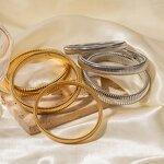 Snake Chain Bracelet Supplier - Stainless Steel Simple Retro Light Luxury