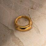 Gold Plated Rings Supplier - Wholesale Vintage Mixed Tube 18K Stainless Steel