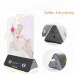 Menu Table Bracket Charger Factory - Coffee Shop Mobile Power Best Selling Restaurant USB Battery