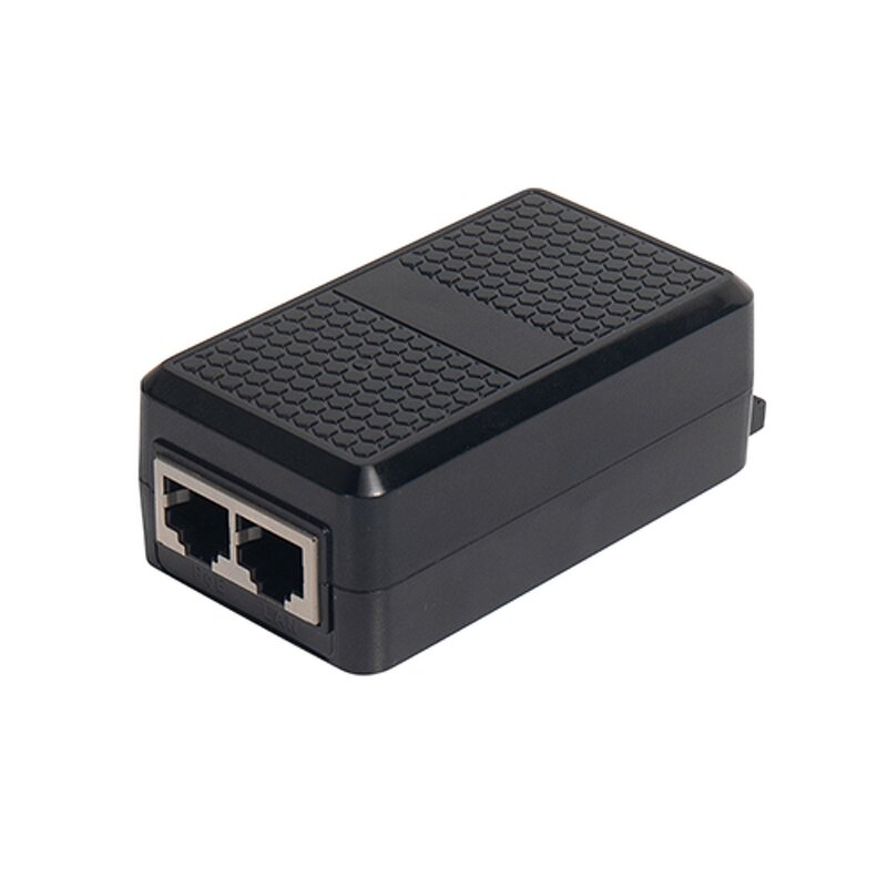 Poe Injector Supplier - 56V 48V DC Passive Desktop Type Rj45 Ethernet 100M-2.5G