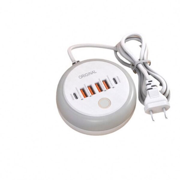 PD Desktop Power Strip Supplier - Factory Price 4A+2C USB Wall Charger with US/EU/AU Plug