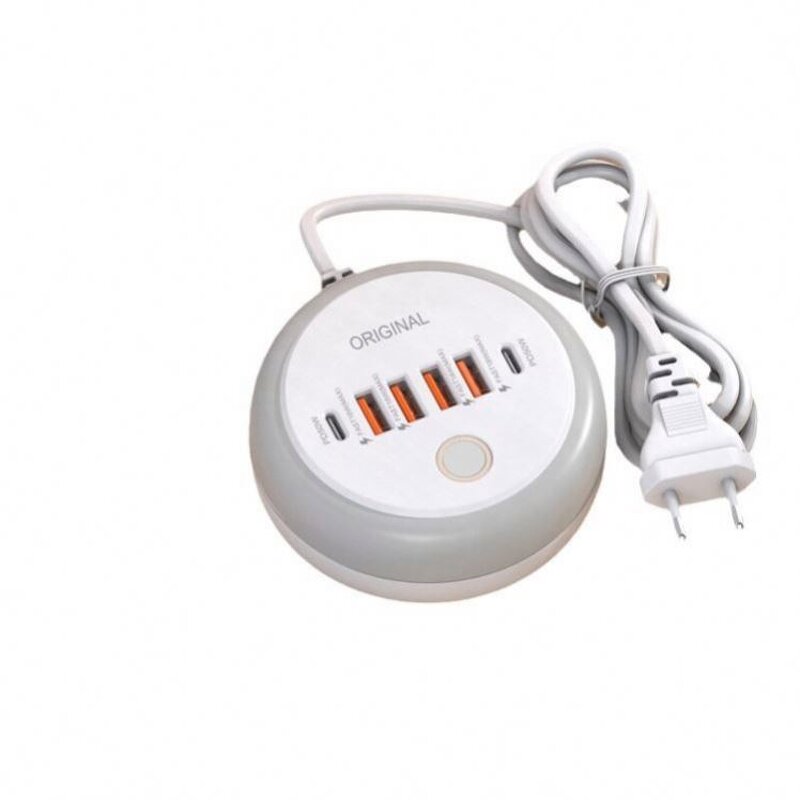 PD Desktop Power Strip Supplier - Factory Price 4A+2C USB Wall Charger with US/EU/AU Plug
