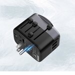 Universal Travel Adapter Supplier - High Quality TUV and CB Certified with Ground Pin Worldwide Convert