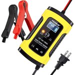 Smart Battery Charger Factory - 12V 5A Motorcycle Car Maintainer & Desulfator LCD Display