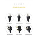 Surge Protector Power Strip Factory - High Quality Multi Extension 3 AC 3Usb+1Type C Outlet