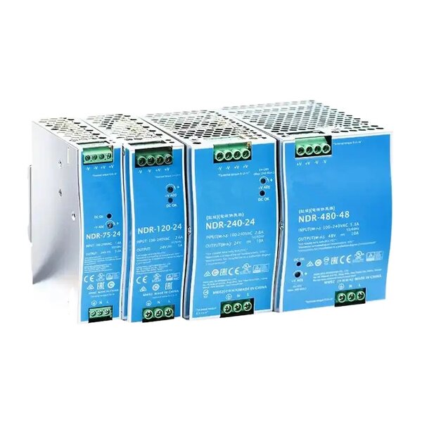 Industrial DIN RAIL Power Supply Factory - Original NDR-240-48 240W Single Output