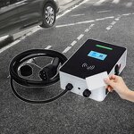 EV Charging Station Manufacturer - Wallbox 22KW AC Floor Stand 220V Input Home Use Electric Car