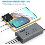 Car Plug Adapter Supplier - Newly 200w Charger 12V to 110V Car Power Inverter