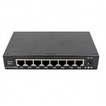 Enterprise POE Network Switch Supplier - 8 Port with 1-Year Warranty SNMP QoS for Optimal Performance
