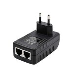 POE Injector Manufacturer - 48V 0.5A AC to DC Wall-plug Non-standard 10/100/1000Mbps 24W RJ45