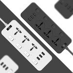 US Power Strip Manufacturer - New Design Standard 3 Outlets 3USB Charger Extension Socket