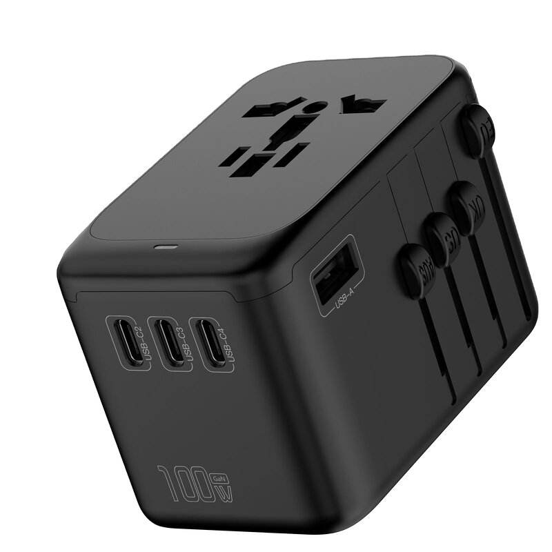Universal Travel Adapter Supplier - Super 100W Fast Charging World with Usb and Type-c